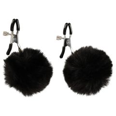   Magic Shiver - svorky na bradavky - černé - ekologické balení