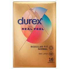 Durex Real Feel - latexový kondom - bez latexu - 16 ks