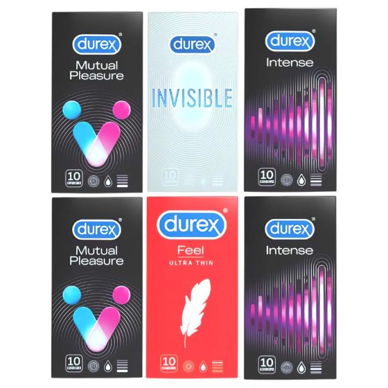 Durex Premium - extra potěšení kondomy balení (6x10 ks)