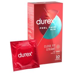 Durex Feel Thin Slim Fit - realistický pocit kondom (10 ks)