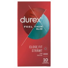 Durex Feel Thin Slim Fit - realistický pocit kondom (10 ks)