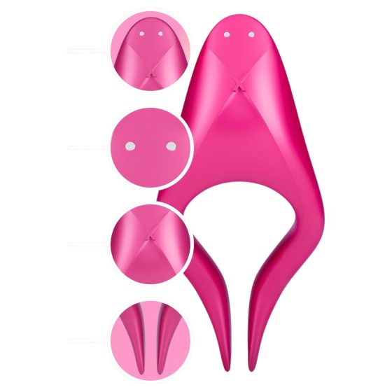 Durex Tease & Ride - stimulátor erotických zón (růžový)