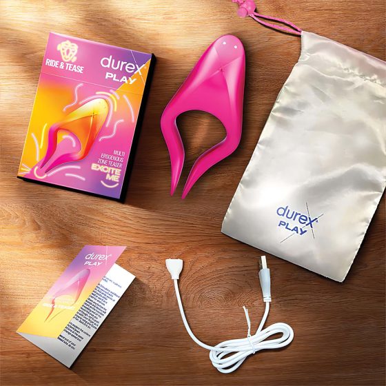 Durex Tease & Ride - stimulátor erotických zón (růžový)