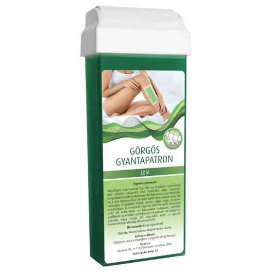 X-Epil - Patron s válečkovým voskem - se širokou válečkovou hlavicí (100 ml, zelený)