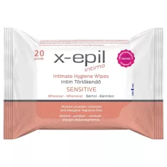  X-Epil Intimo Sensitive - intimní čistící ubrousky - 20 ks