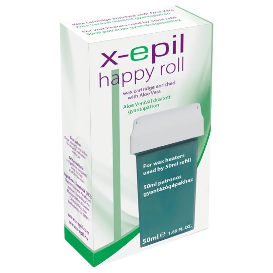 X-Epil Happy Roll - depilační vosk patrona - aloe vera - 50 ml