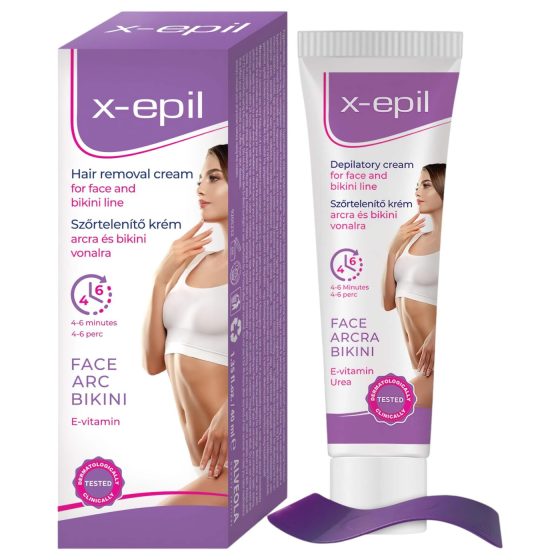 X-Epil - depilační krém na tvář/bikiny zónu (40ml)