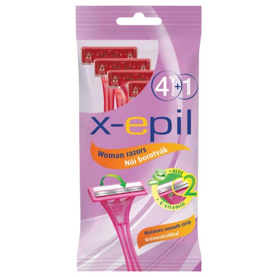 X-Epil - jednorázová dámská holítka, 2 břity (5 ks)