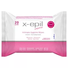 X-Epil Intimo - intim vlhčené ubrousky - 20 ks