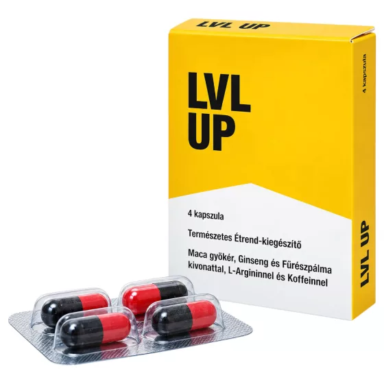 LVL UP - doplněk stravy pro muže - 4 kapsle