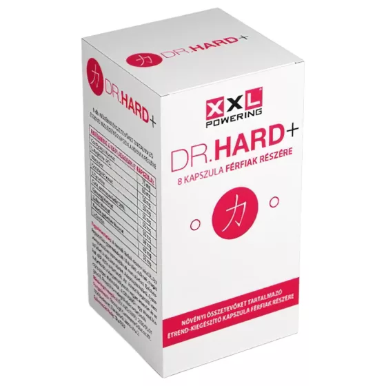 Dr. Hard+ - tobolky pro podporu erekce pro muže - doplněk stravy - 8 ks