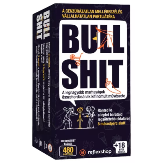 Bullshit - párty hra - společenská hra - maďarská verze
