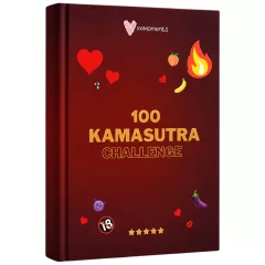   100Moments 100 Kamasutra Challenge - stírací kniha sexuálních poloh pro páry.