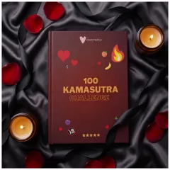   100Moments 100 Kamasutra Challenge - stírací kniha sexuálních poloh pro páry.