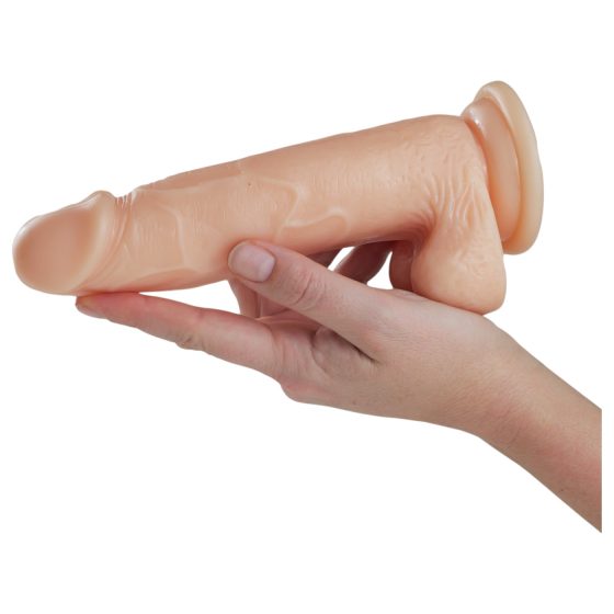 / Desirel Titan - realistický dildo s varlaty (přírodní)