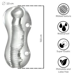 Desirel Vortex - masturbátor (průhledný)