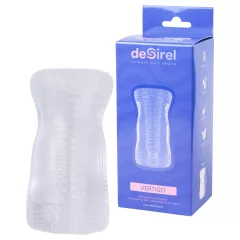   Desirel Vertigo - masturbátor s žebrovaným vnitřkem (průhledný)