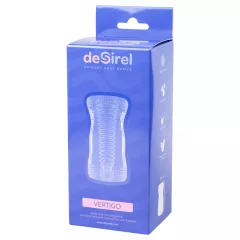   Desirel Vertigo - masturbátor s žebrovaným vnitřkem (průhledný)