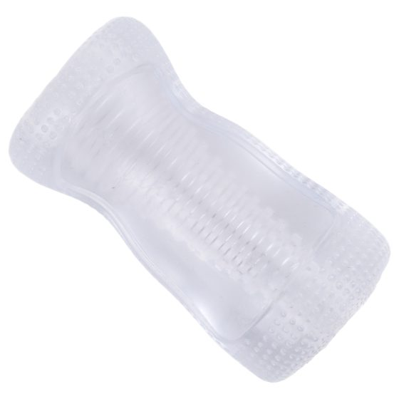 Desirel Vertigo - masturbátor s žebrovaným vnitřkem (průhledný)