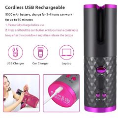 CAC - sada na kulmování vlasů (šedo-růžová)