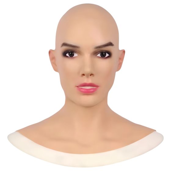Silikonová dámská pleťová maska (přírodní)