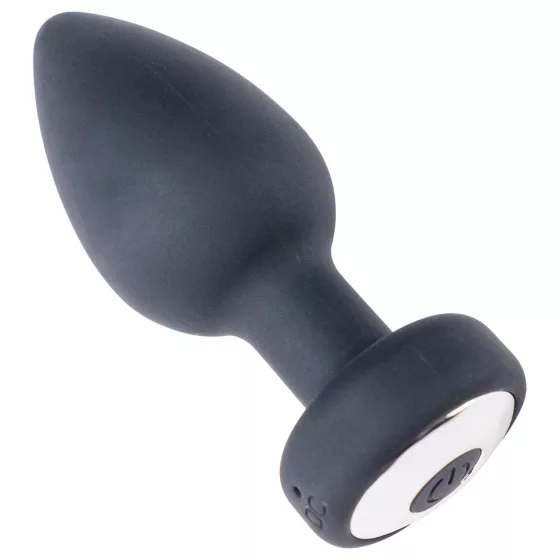 Desirel Easy Obsidian - anální vibrátor s rádiovým ovládáním, dobíjecí - černý
