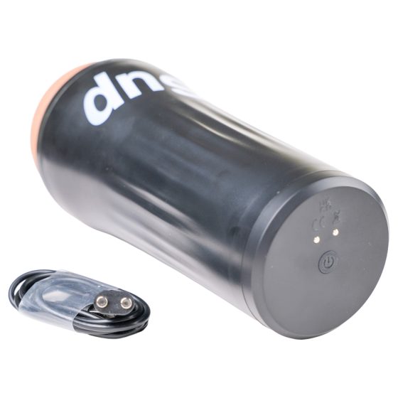 Desirel True Touch - realistická vibrační vagína - tělová/černá