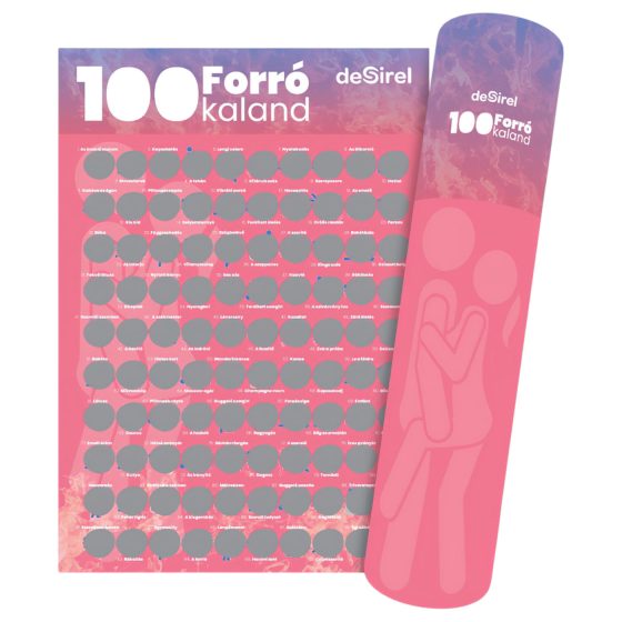 Desirel - kapesní plakát sexuálních poloh - společenská hra - maďarsky