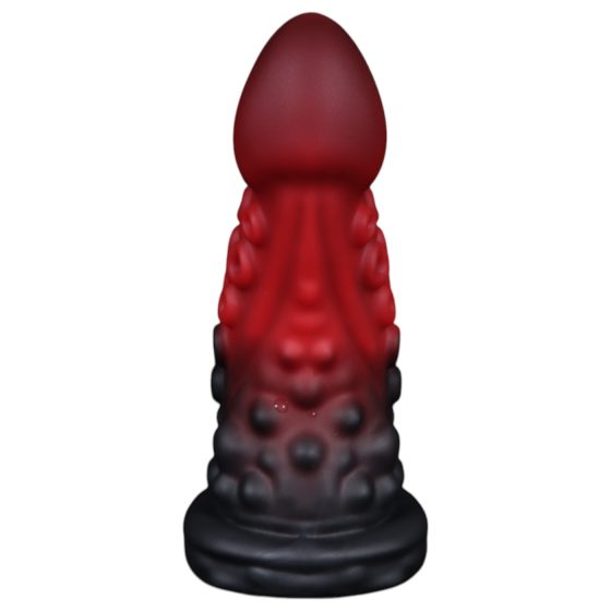 OgazR - chobotničkové dildo - 19 cm (červené)