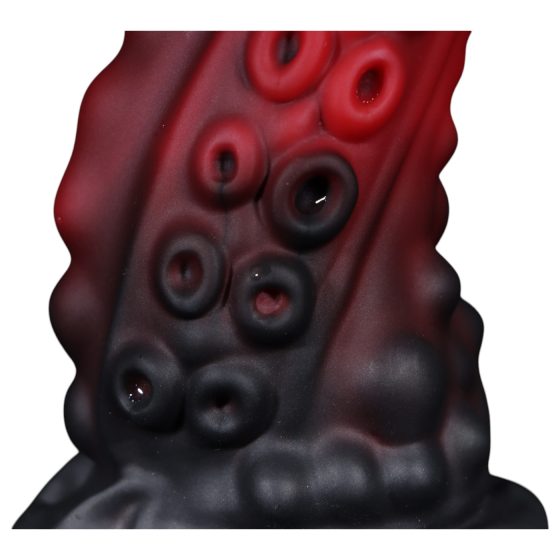 OgazR - chobotničkové dildo - 19 cm (červené)