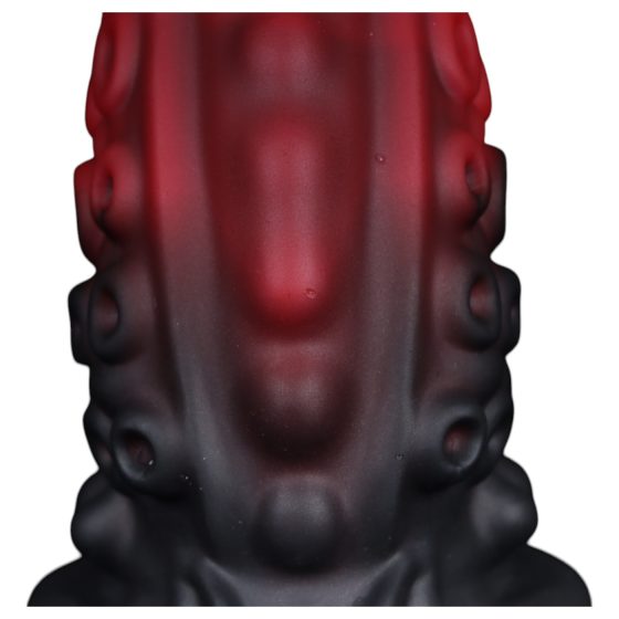 OgazR - chobotničkové dildo - 19 cm (červené)