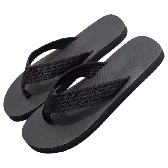 Žabky - ergonomická stélka ve tvaru penisu - černé