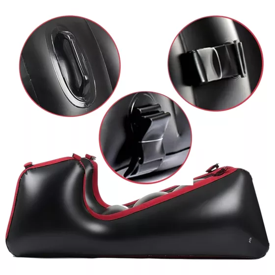 Desirel Magic Pillow - nafukovací pohovka na sexuální polohy (červená)