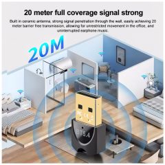 Bluetooth 5.4 USB adaptér pro až 7 zařízení