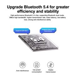 Bluetooth 5.4 USB adaptér pro až 7 zařízení