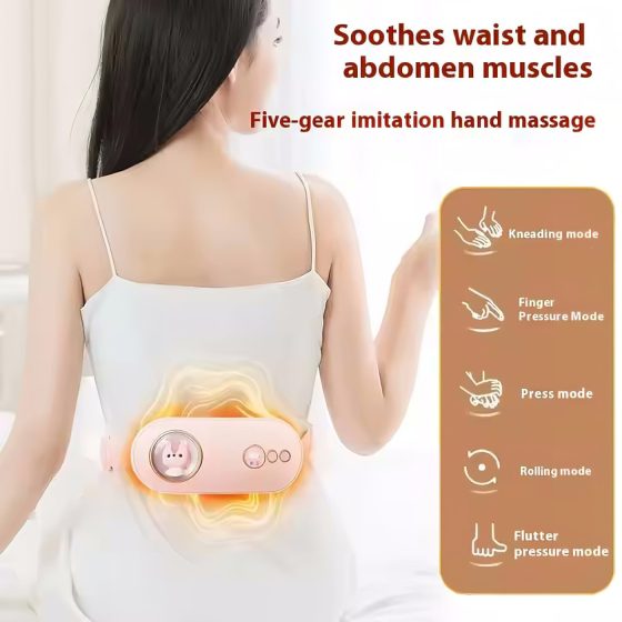 EMS - Menstruační masážní pás (růžový)