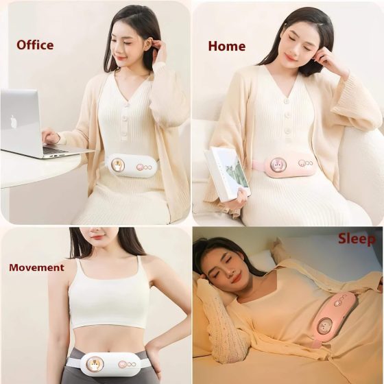 EMS - Menstruační masážní pás (růžový)