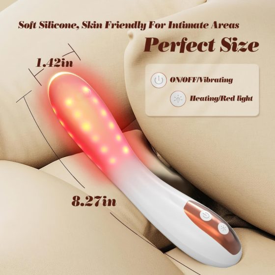 IntiGlow - LED G-bod stimulátor pro omlazení pochvy (bílý)