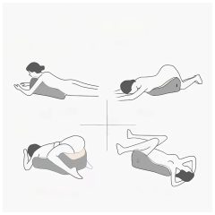   Magic Pillow - Memóriahabos párna dildótartóval (szürke)