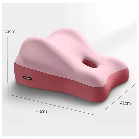 Desirel Magic Pillow - polštář z paměťové pěny s držákem na dildo (růžový)