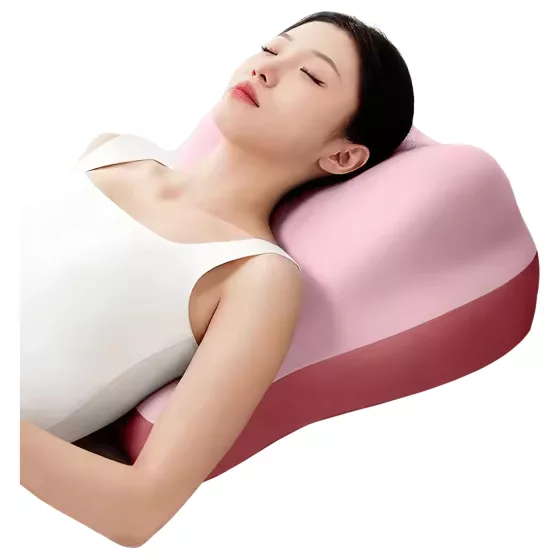 Desirel Magic Pillow - polštář z paměťové pěny s držákem na dildo (růžový)