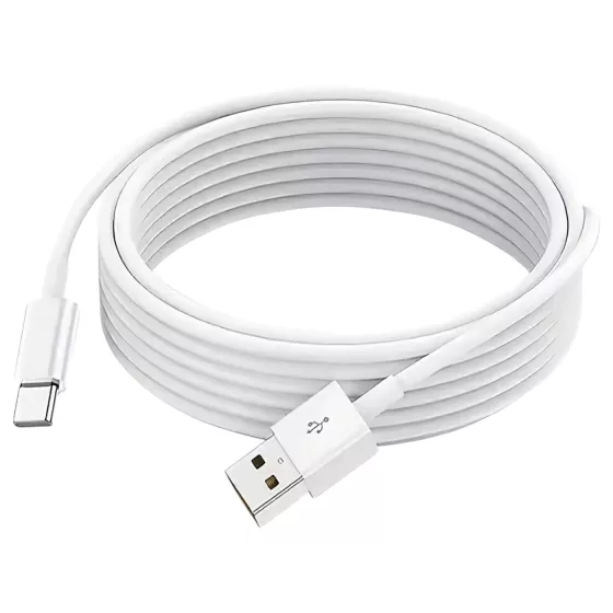 USB Type-C nabíjecí kabel - bílý