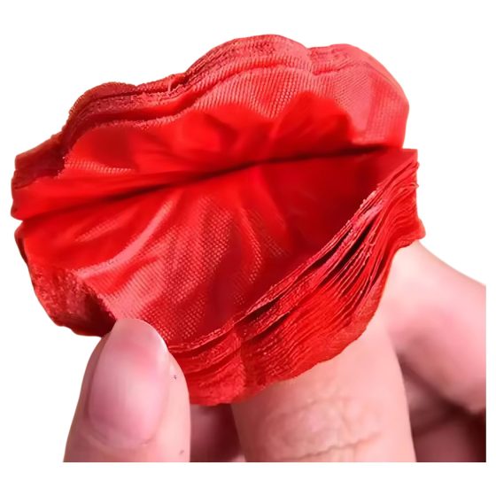 Okvětní lístky růží - umělé - 500 ks - červené