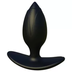  Kangvo - magnetický nafukovací anální kolík s válečkovou kuličkou (černý)