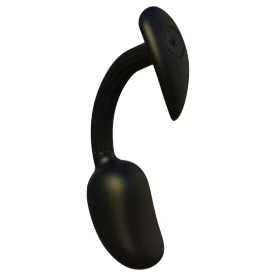 Kangvo - magnetický prostatický masážní anální kolík s kuličkovým válečkem (černý)