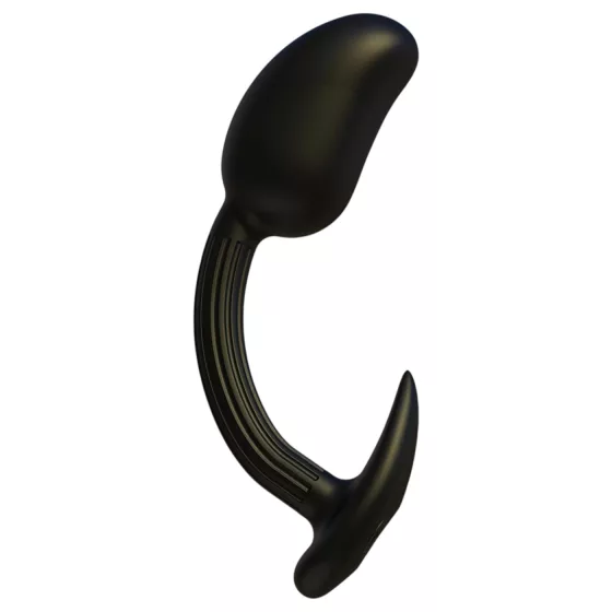 Kangvo - magnetický prostatický masážní anální kolík s kuličkovým válečkem (černý)