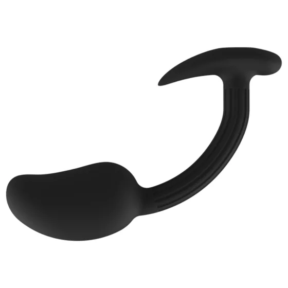 Kangvo - magnetický prostatický masážní anální kolík s kuličkovým válečkem (černý)