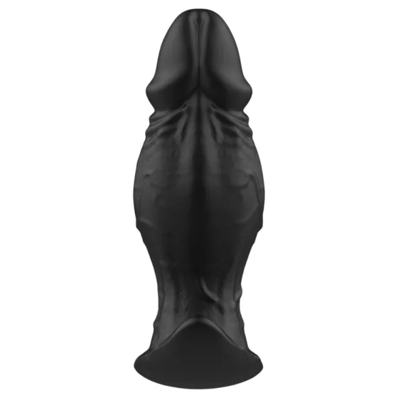 Kangvo - magnetický nafukovací silikonový dildo (černé)