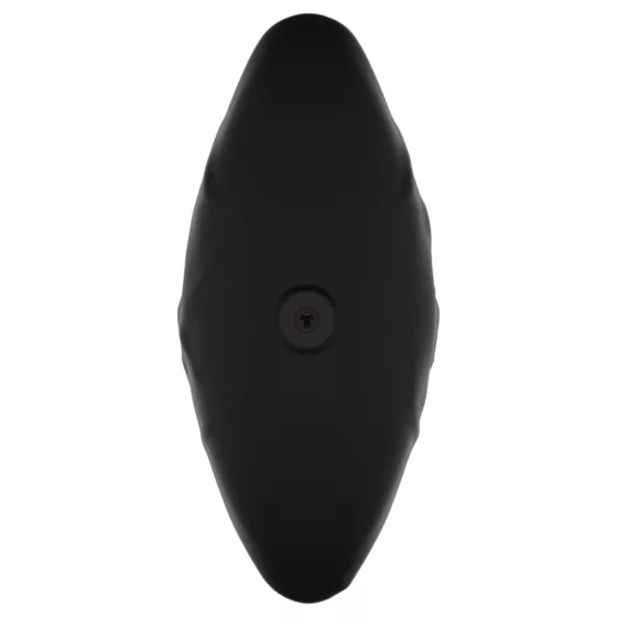 Kangvo - magnetický nafukovací silikonový dildo (černé)
