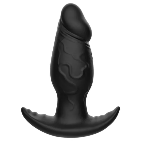 Kangvo - magnetický nafukovací fantasy dildo velké (černé)